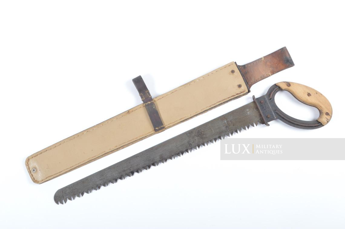 German combat engineer's field saw & tan pressed cardboard scabbard, « clg43 » - photo 23