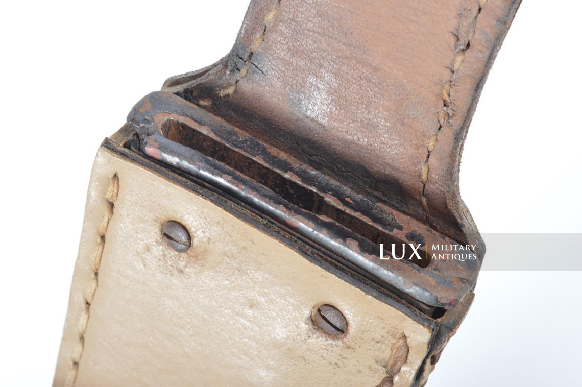 German combat engineer's field saw & tan pressed cardboard scabbard, « clg43 » - photo 24