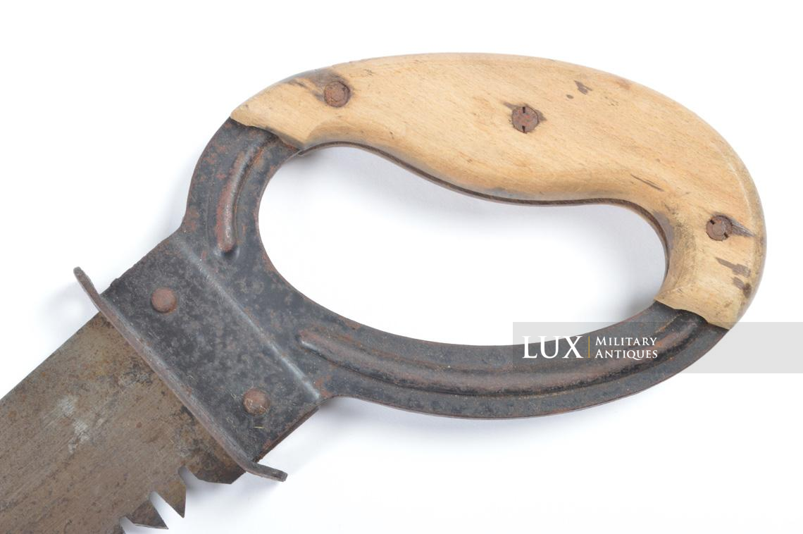 German combat engineer's field saw & tan pressed cardboard scabbard, « clg43 » - photo 26