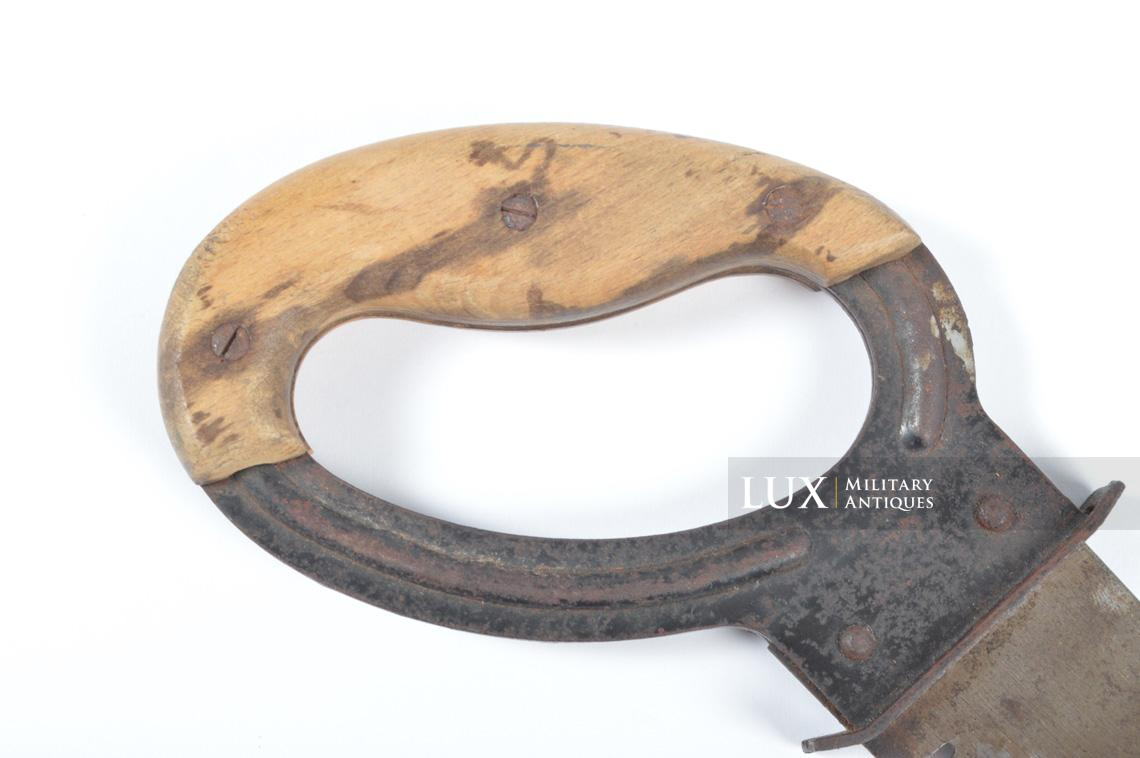 German combat engineer's field saw & tan pressed cardboard scabbard, « clg43 » - photo 29