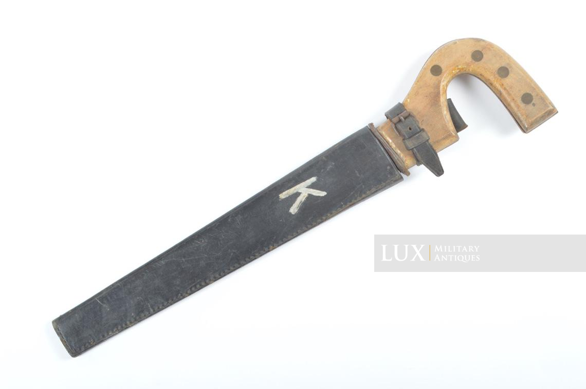 German combat engineer's field saw & leather scabbard, « unit designation » - photo 4