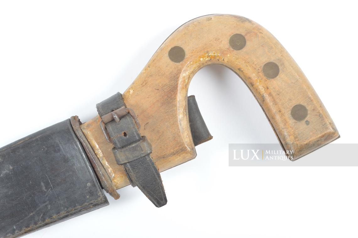 German combat engineer's field saw & leather scabbard, « unit designation » - photo 7