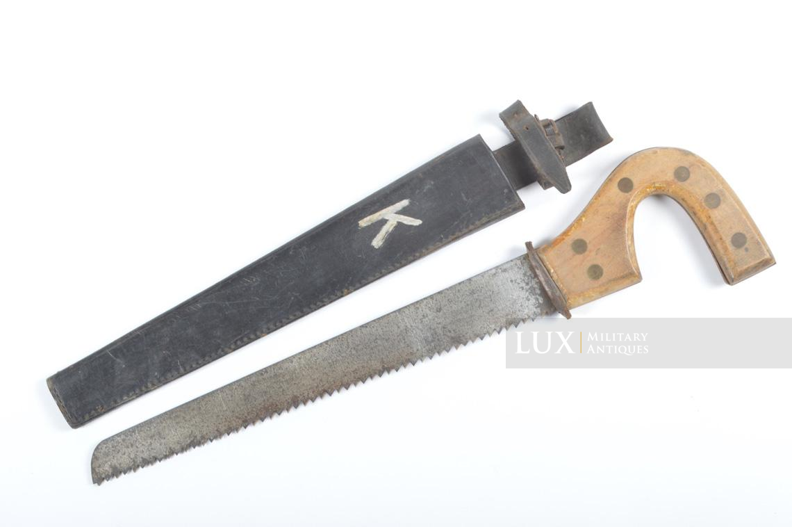 German combat engineer's field saw & leather scabbard, « unit designation » - photo 12