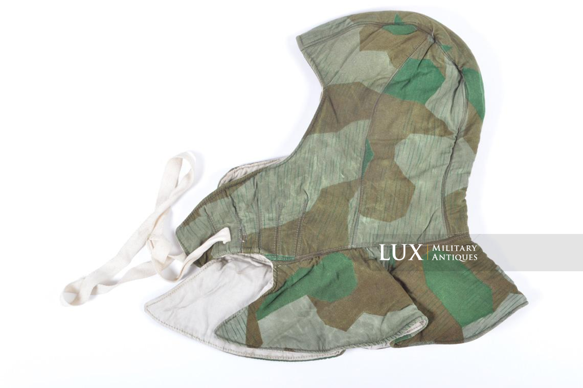 Heer/Luftwaffe splinter pattern camouflage/white reversible winter hood - photo 4