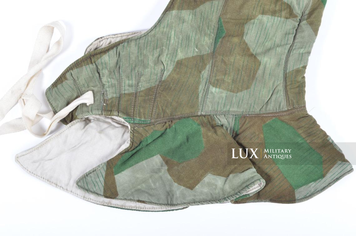 Heer/Luftwaffe splinter pattern camouflage/white reversible winter hood - photo 8