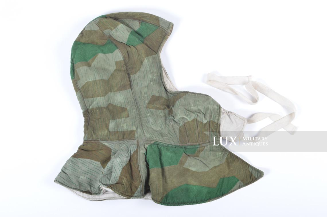 Heer/Luftwaffe splinter pattern camouflage/white reversible winter hood - photo 9