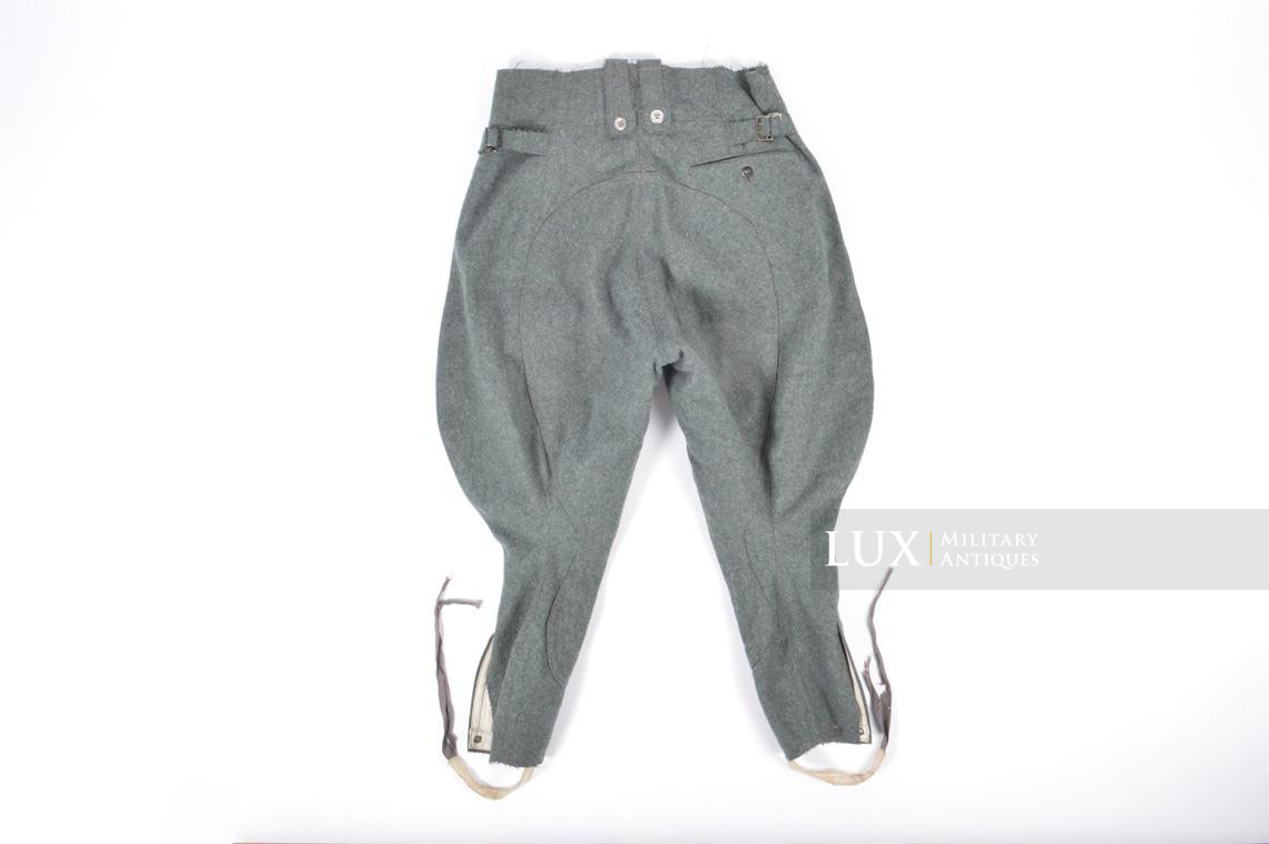 Unissued late-war Waffen-SS NCO wool combat breeches - photo 20