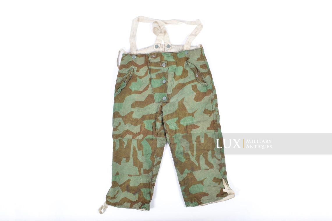 German Heer/Luftwaffe splinter pattern reversible to winter camouflage pants - photo 4