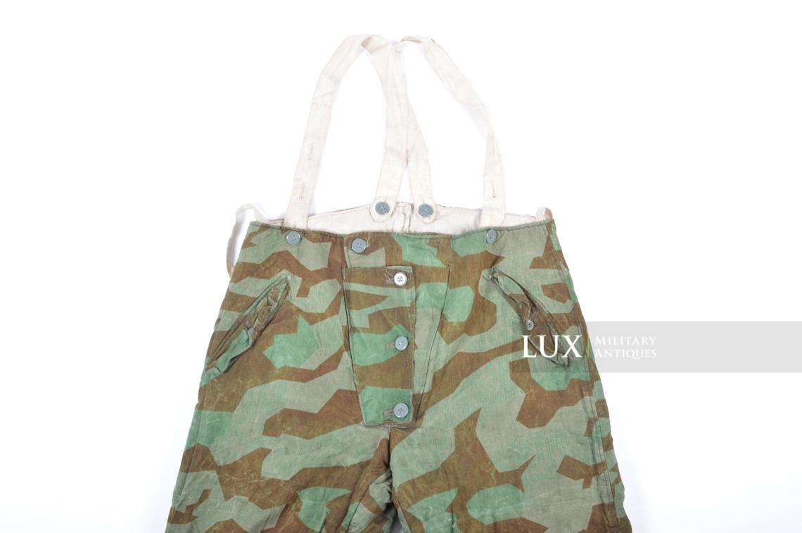 German Heer/Luftwaffe splinter pattern reversible to winter camouflage pants - photo 8