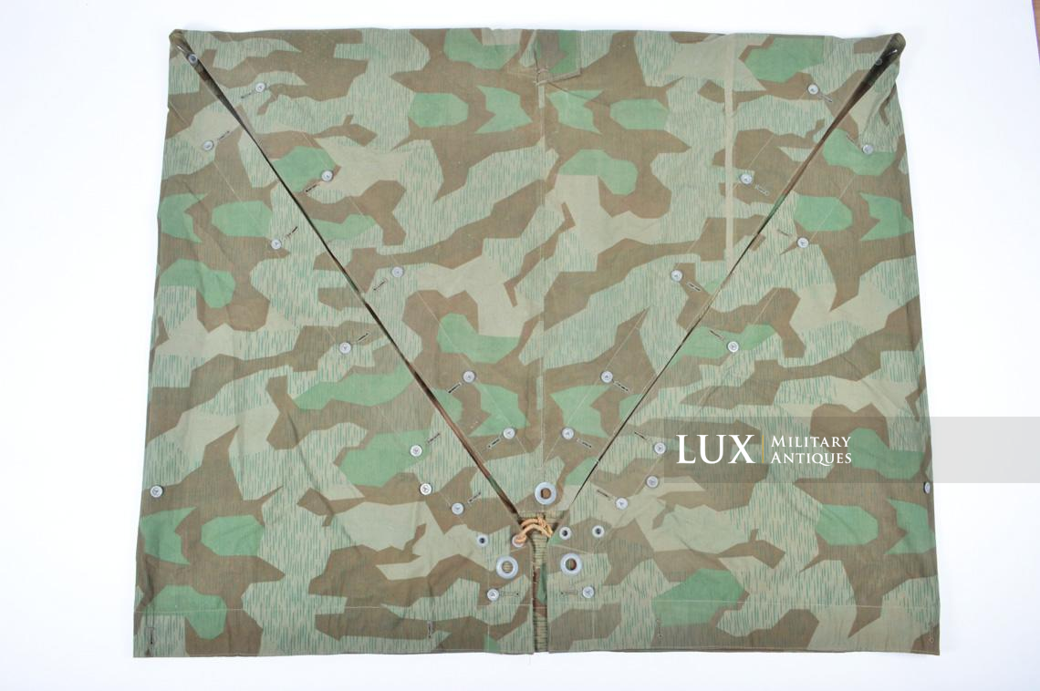 Unissued German Heer/Luftwaffe splinter camouflage shelter quarter/poncho - photo 4
