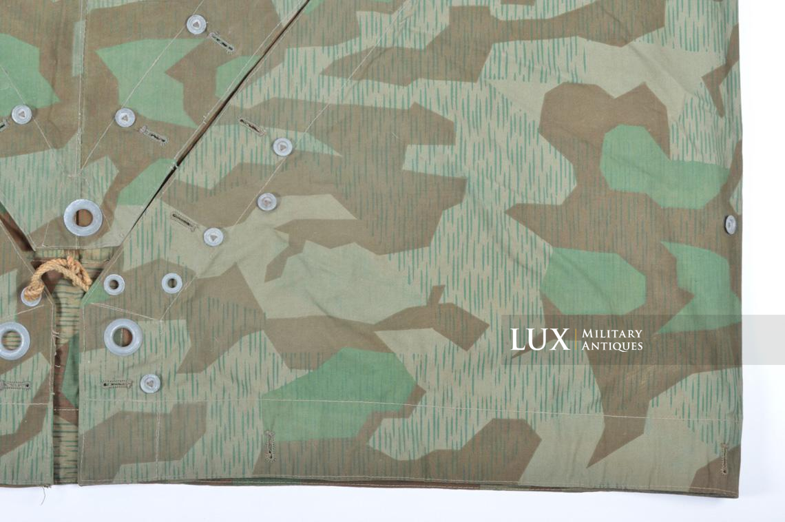Unissued German Heer/Luftwaffe splinter camouflage shelter quarter/poncho - photo 9