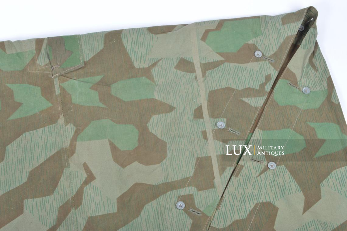 Unissued German Heer/Luftwaffe splinter camouflage shelter quarter/poncho - photo 11