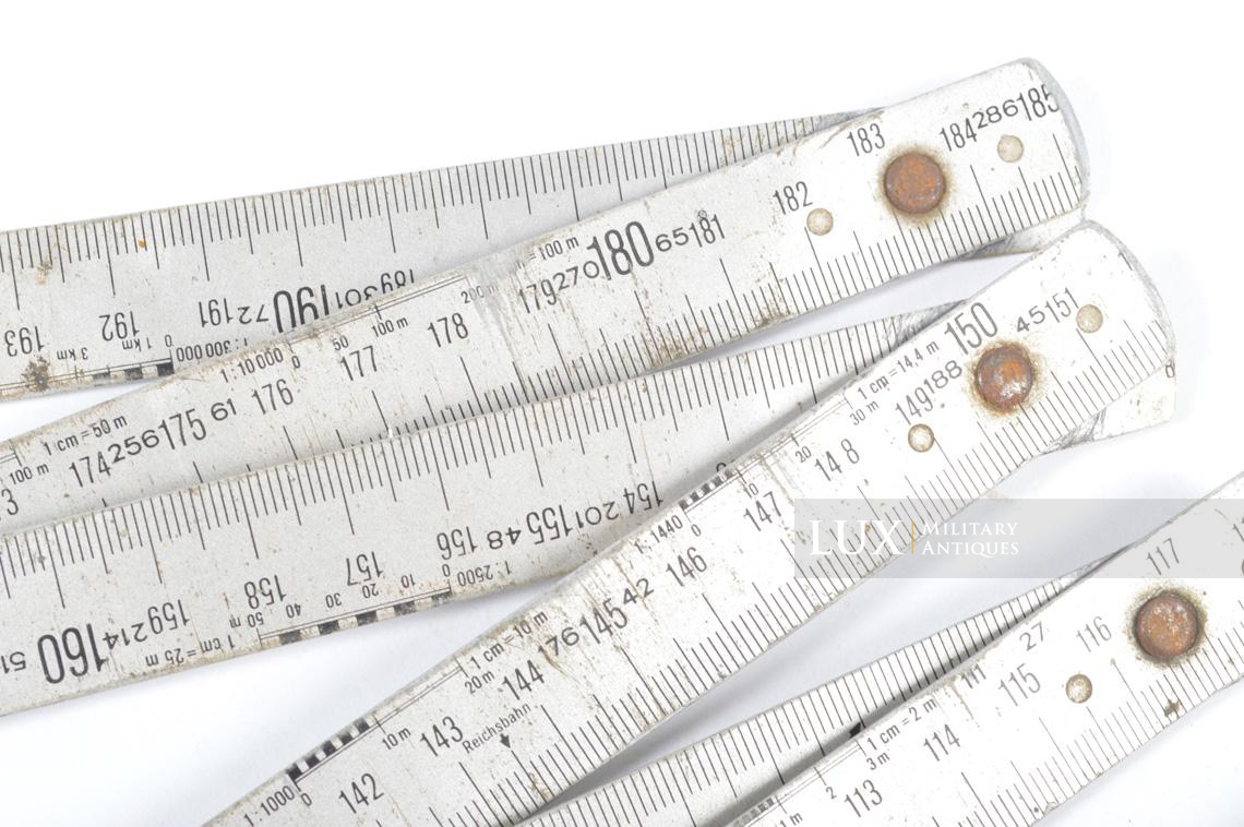 Rare German combat engineer issued 2 meters folding ruler, « Frischhut’s -Pionier - Zweimeter » - photo 16