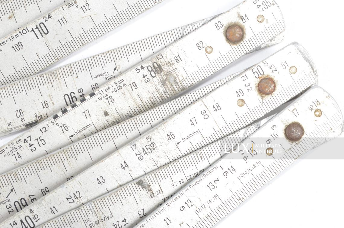 Rare German combat engineer issued 2 meters folding ruler, « Frischhut’s -Pionier - Zweimeter » - photo 18