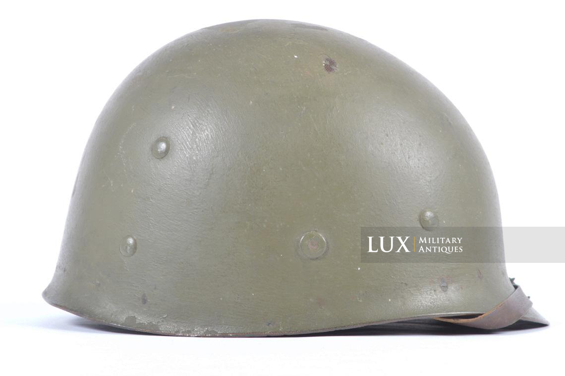 USM1 helmet liner, 84th infantry division « railsplitters », named - photo 10