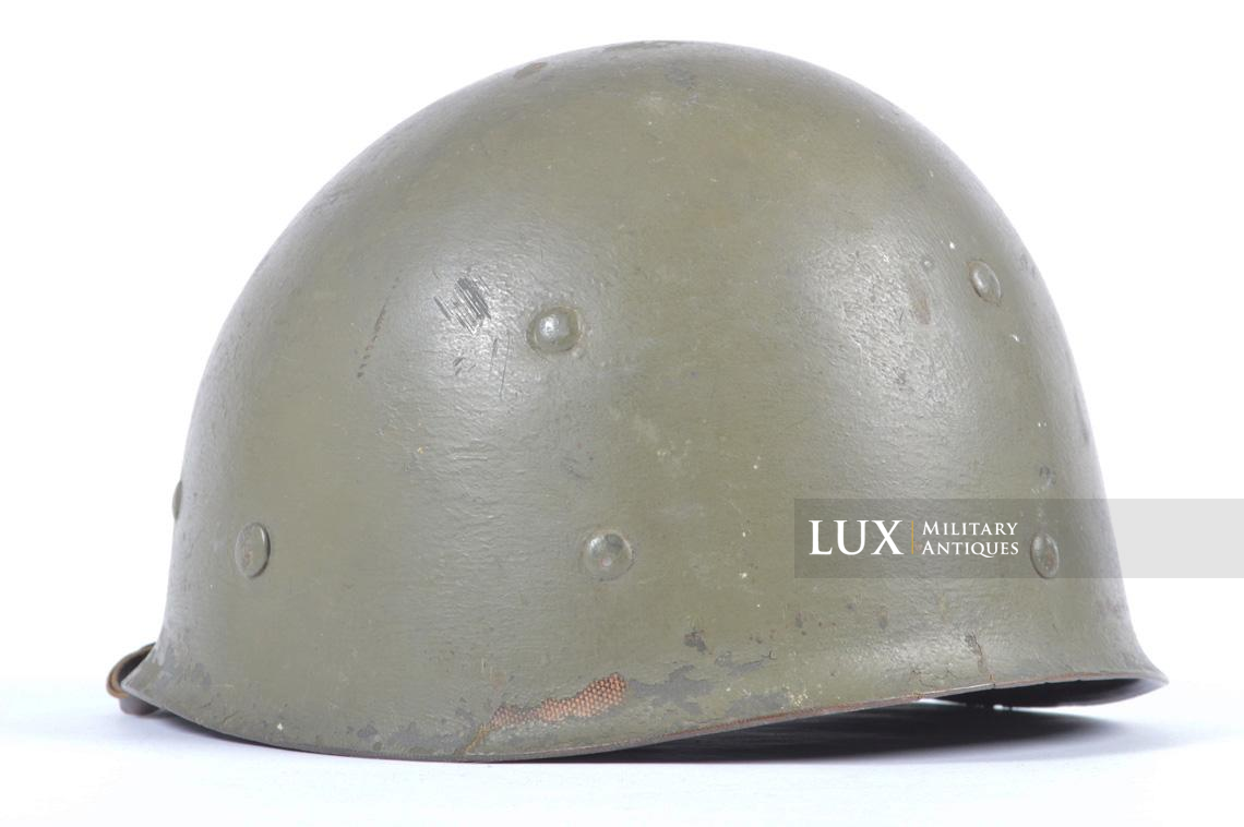 USM1 helmet liner, 84th infantry division « railsplitters », named - photo 13