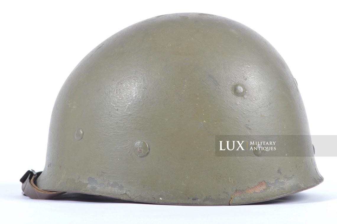 USM1 helmet liner, 84th infantry division « railsplitters », named - photo 14