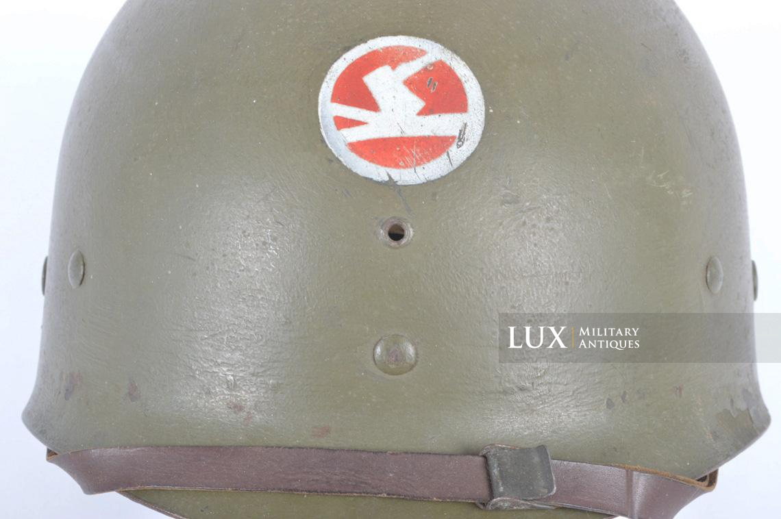 USM1 helmet liner, 84th infantry division « railsplitters », named - photo 16