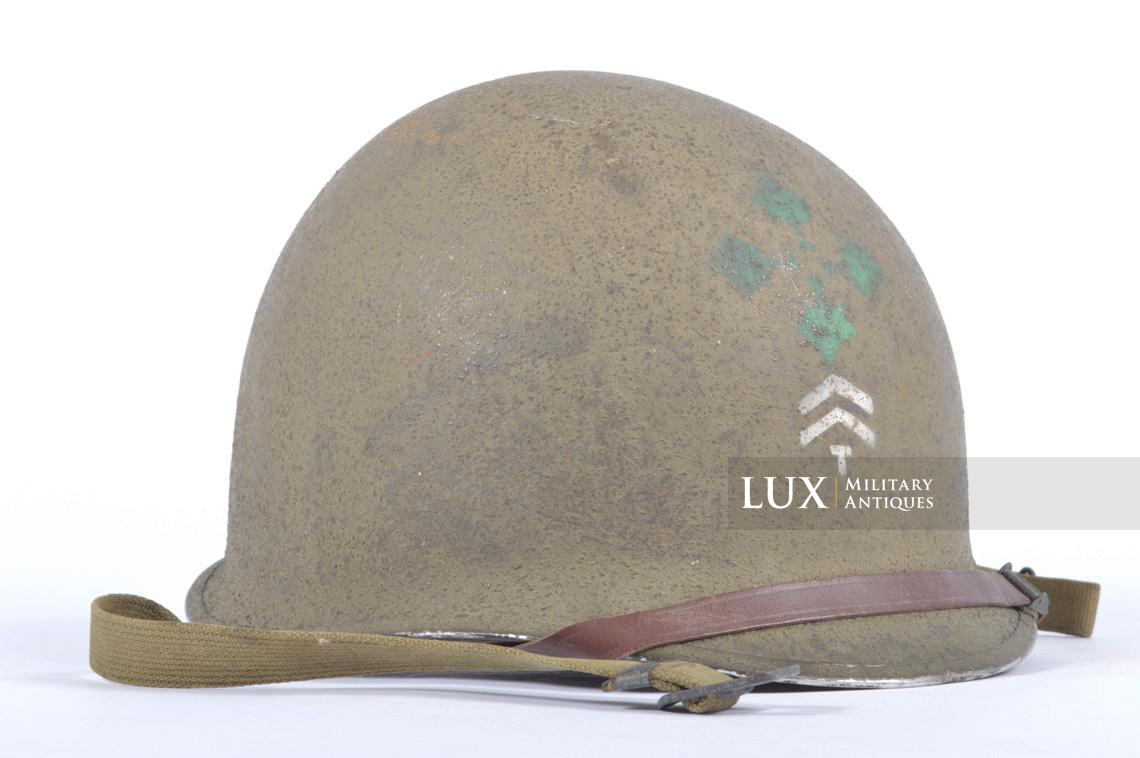 USM1 identified 4th Infantry Division fixed bale helmet, « IVY DIVISION » - photo 8