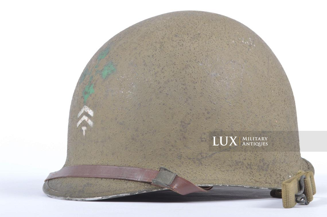 USM1 identified 4th Infantry Division fixed bale helmet, « IVY DIVISION » - photo 14