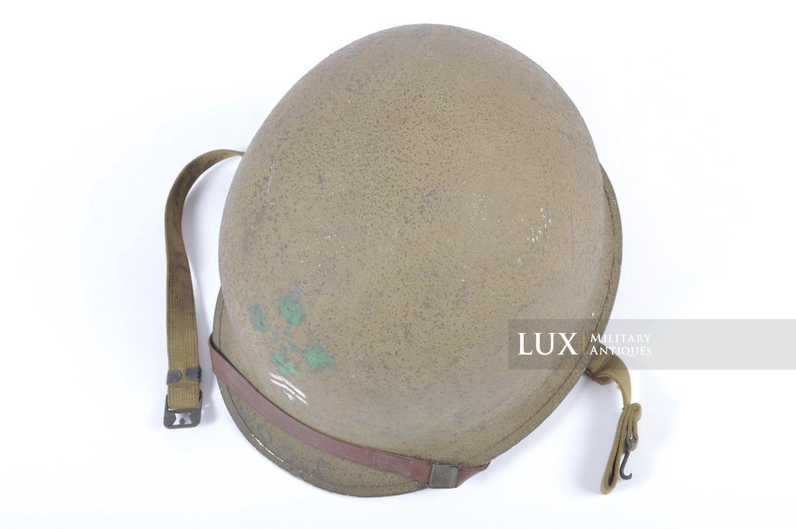 USM1 identified 4th Infantry Division fixed bale helmet, « IVY DIVISION » - photo 15