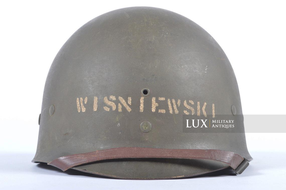 USM1 identified 4th Infantry Division fixed bale helmet, « IVY DIVISION » - photo 47