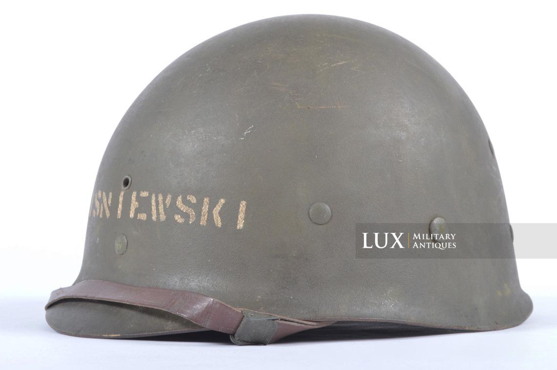 USM1 identified 4th Infantry Division fixed bale helmet, « IVY DIVISION » - photo 48