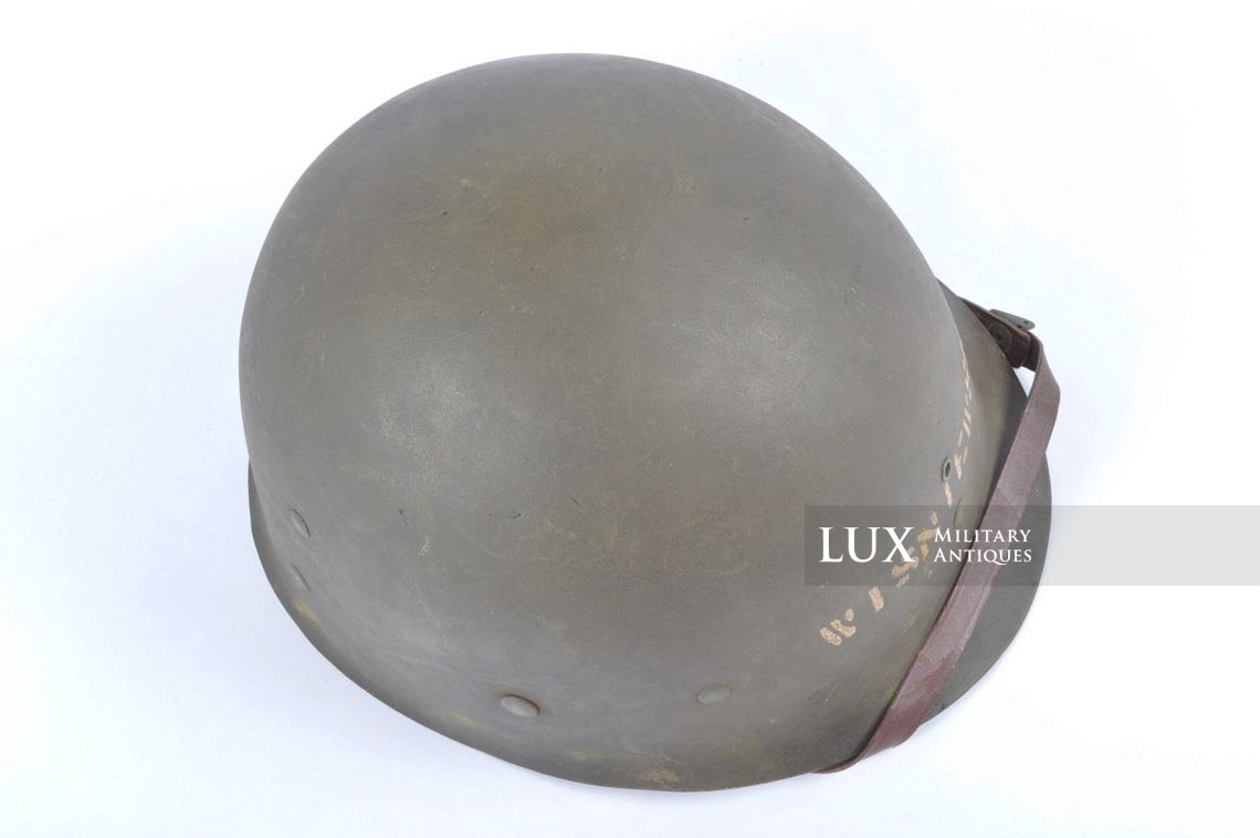USM1 identified 4th Infantry Division fixed bale helmet, « IVY DIVISION » - photo 55