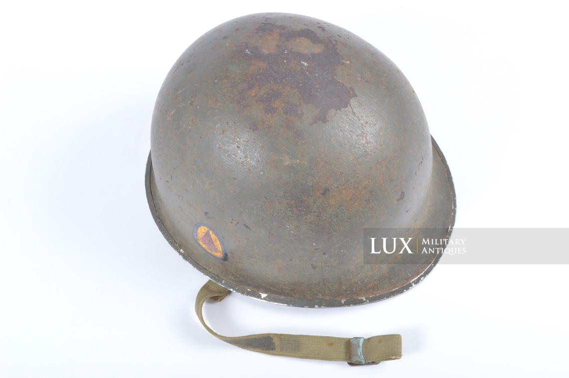 Casque USM1 3rd Armored Division, « Spearhead », identifié - photo 16