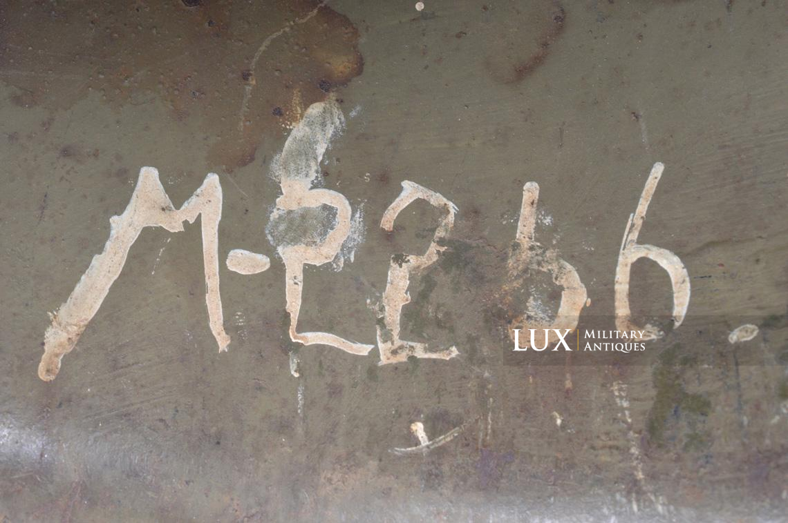 Identified USM1 3rd Armored Division fixed bale helmet, « Spearhead » - photo 40