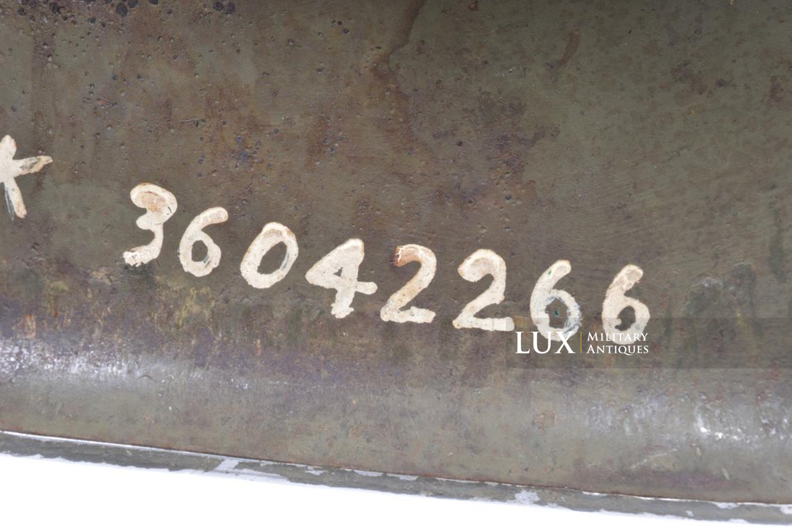Identified USM1 3rd Armored Division fixed bale helmet, « Spearhead » - photo 42