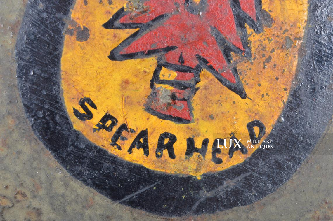 Casque USM1 3rd Armored Division, « Spearhead », identifié - photo 23