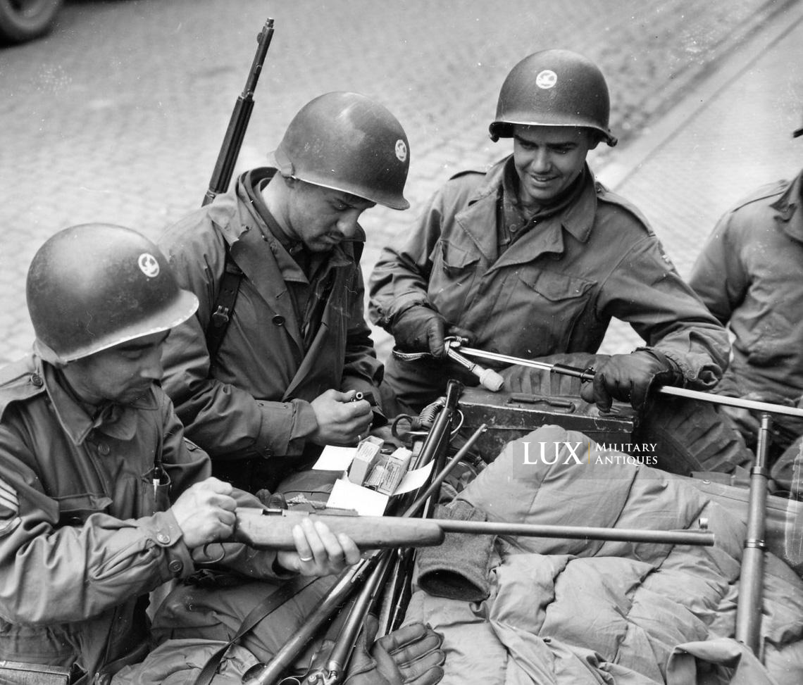 Sous-casque USM1, 84th Infantry Division « Railsplitters », nominatif - photo 7