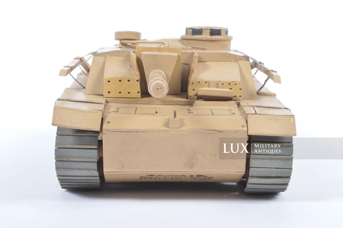 German army panzer recognition and training model, « StuG III » - photo 16