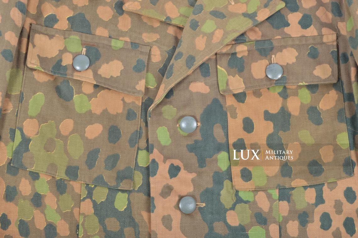 Unissued Waffen-SS M44 dot pattern camouflage service tunic, « smooth cotton » - photo 8