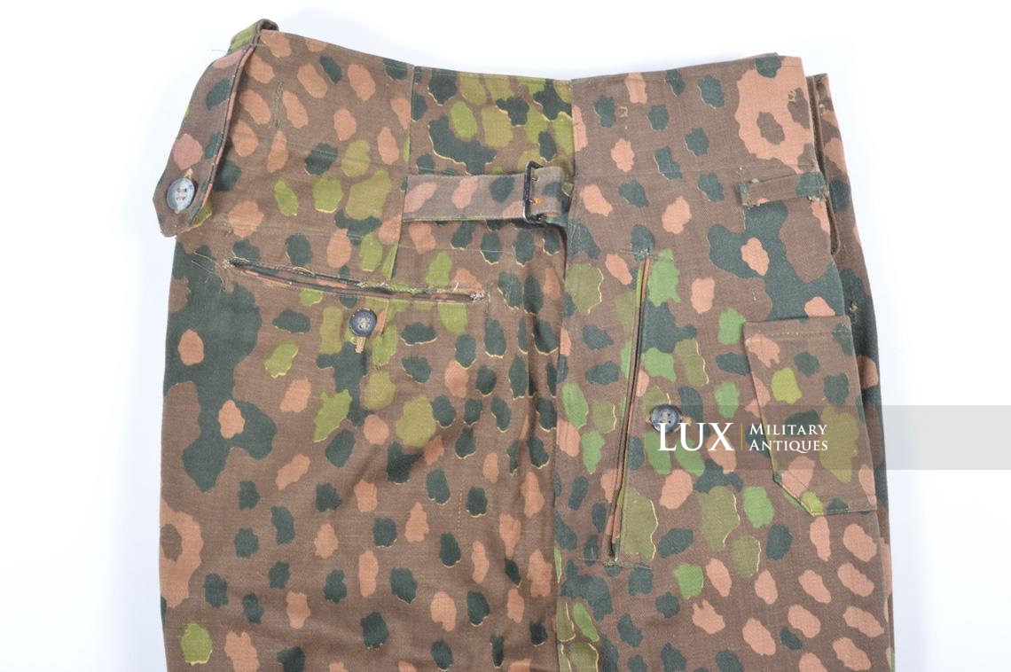 Pantalon Waffen-SS M44 en camouflage petit pois, « coton lisse » - photo 10