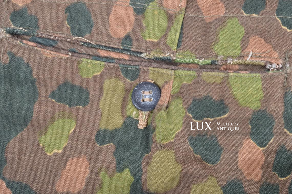 Pantalon Waffen-SS M44 en camouflage petit pois, « coton lisse » - photo 13