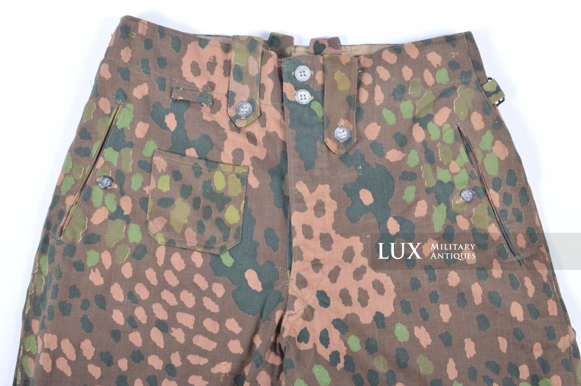 Pantalon Waffen-SS M44 en camouflage petit pois, « coton lisse » - photo 15