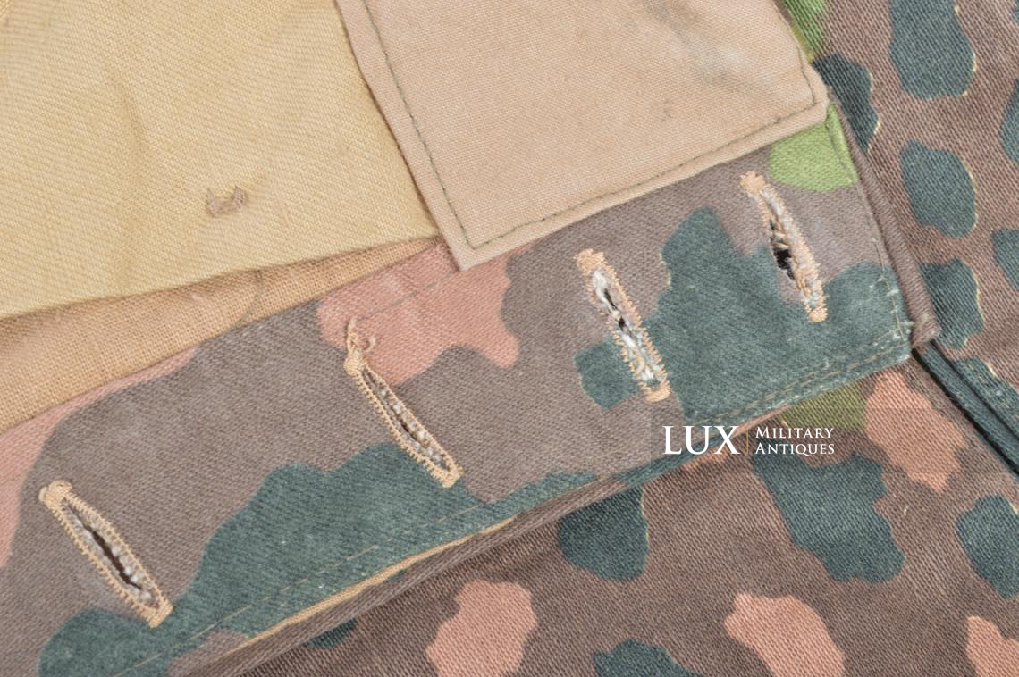 Pantalon Waffen-SS M44 en camouflage petit pois, « coton lisse » - photo 17