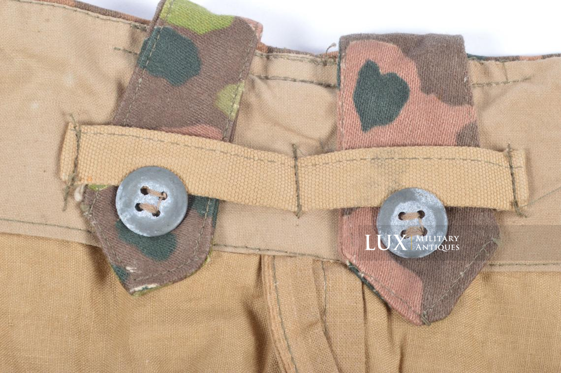 Pantalon Waffen-SS M44 en camouflage petit pois, « coton lisse » - photo 20