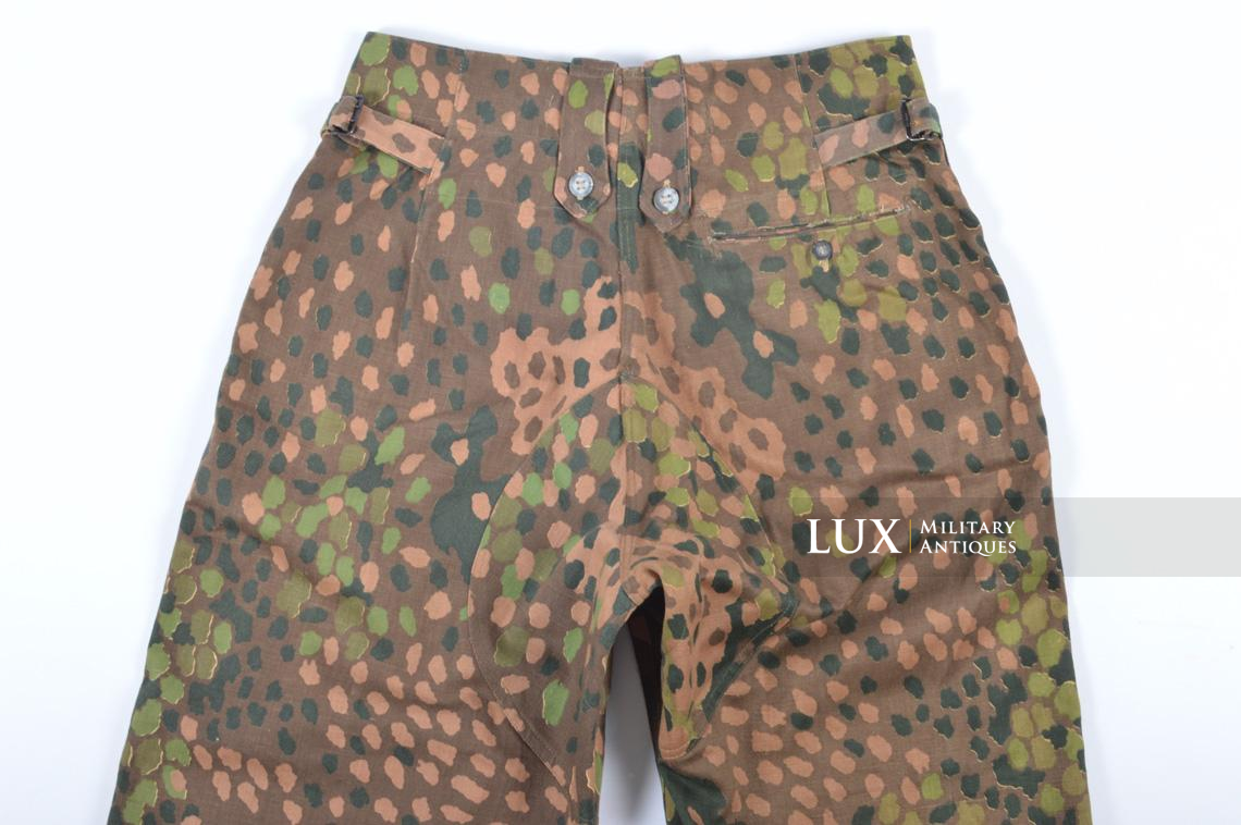 Pantalon Waffen-SS M44 en camouflage petit pois, « coton lisse » - photo 29