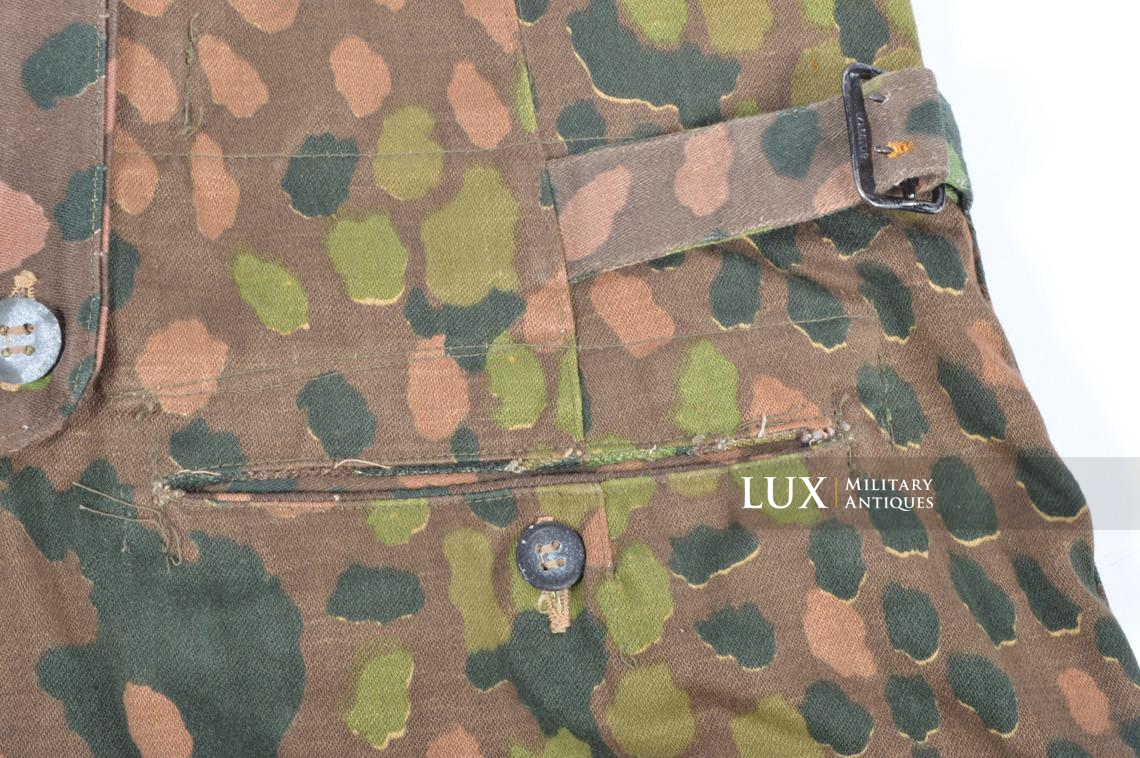 Pantalon Waffen-SS M44 en camouflage petit pois, « coton lisse » - photo 30