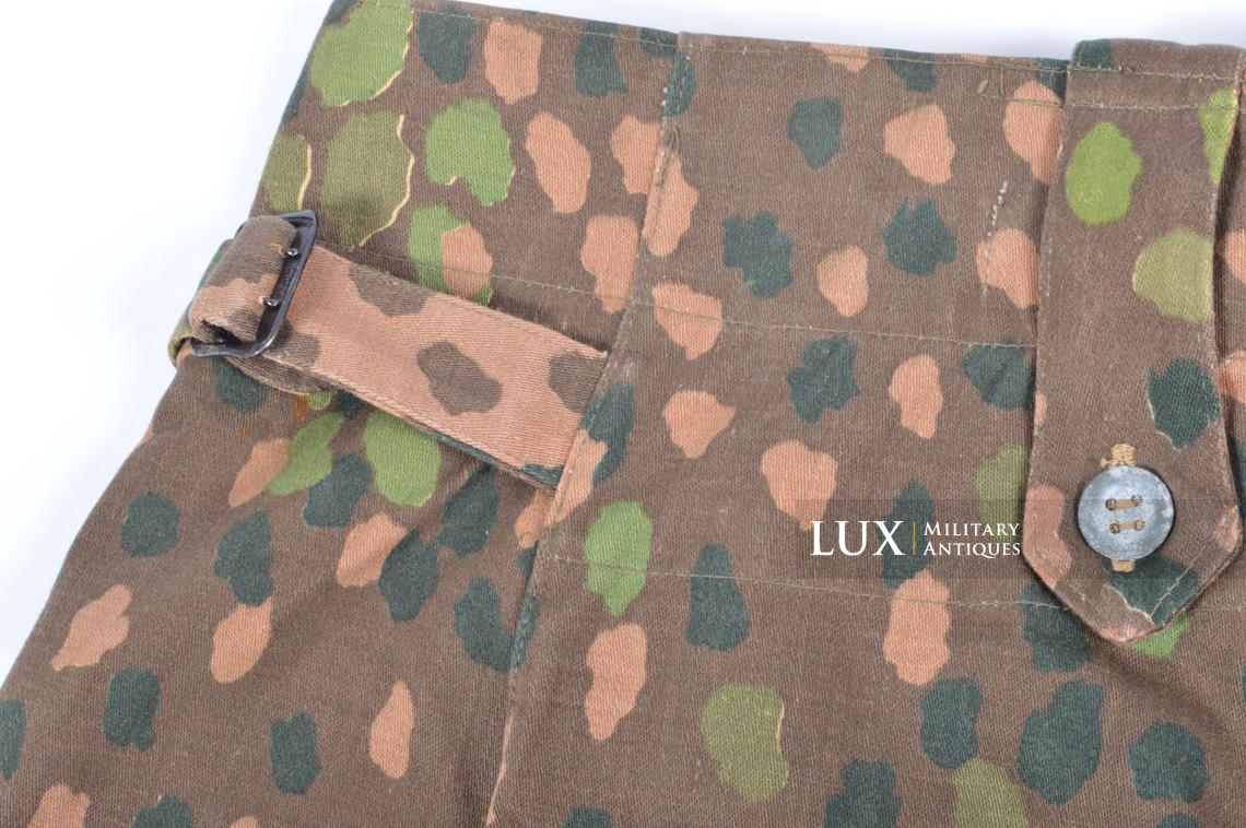 Pantalon Waffen-SS M44 en camouflage petit pois, « coton lisse » - photo 31