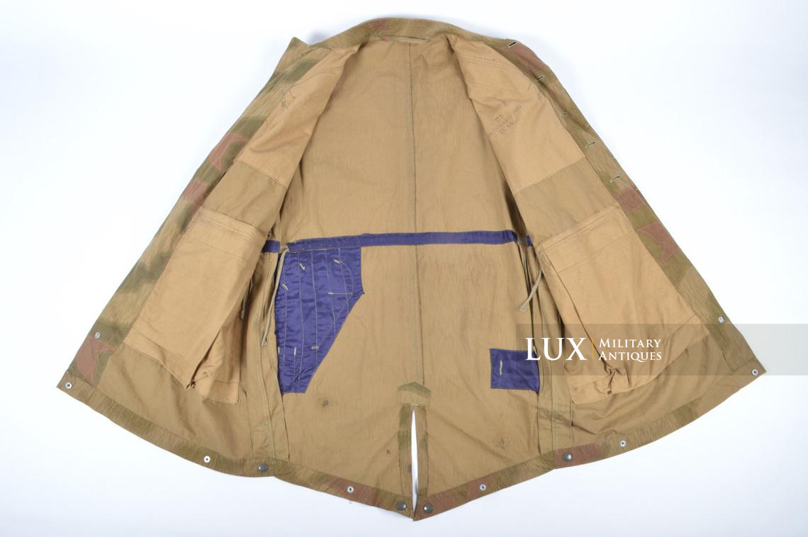 Unissued M42 Luftwaffe tan/water pattern camouflage paratrooper jump smock - photo 43