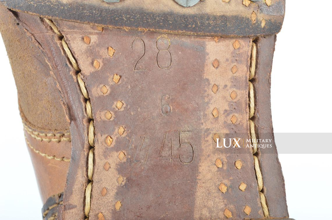 Brodequins M44 Waffen-SS, « SS BW » - Lux Military Antiques - photo 23