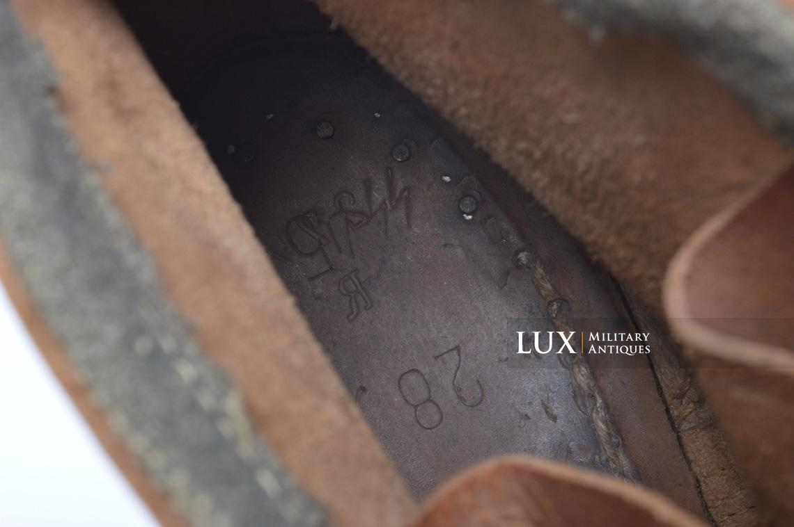 M44 Waffen-SS low ankle combat boots, « SS BW » - photo 18