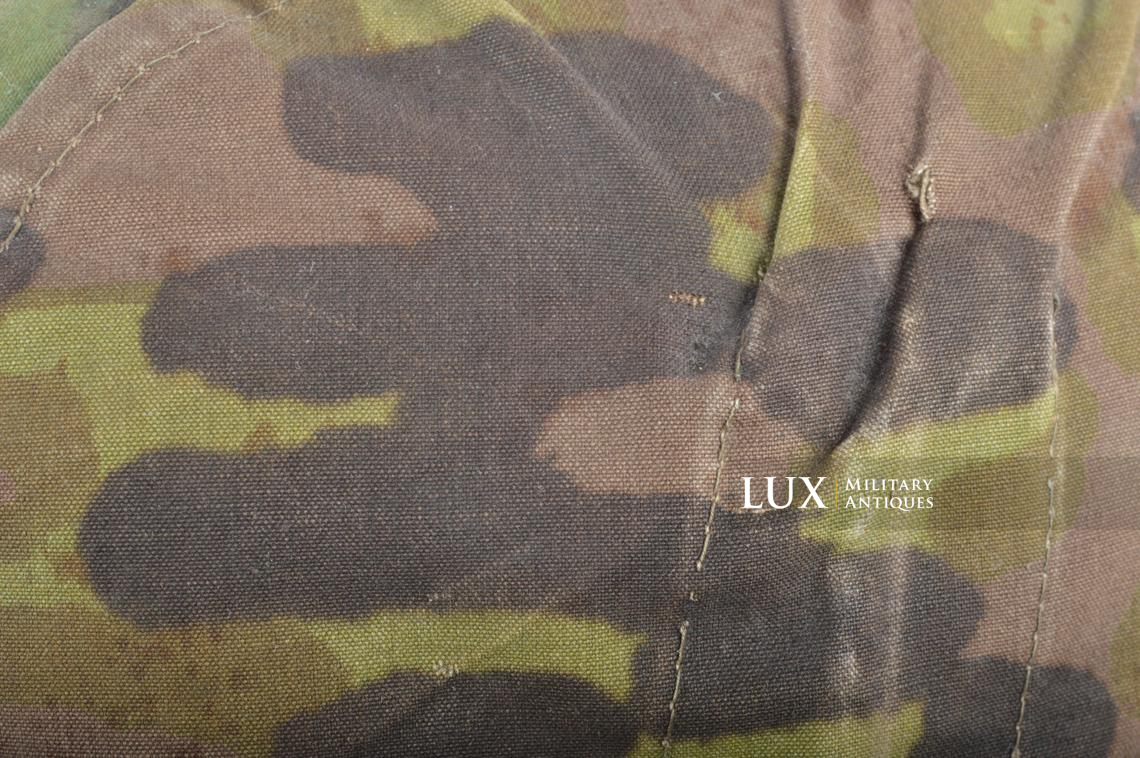Casque et couvre-casque Waffen-SS, camouflage platane latéral, identifé, « Wiking Division » - photo 25