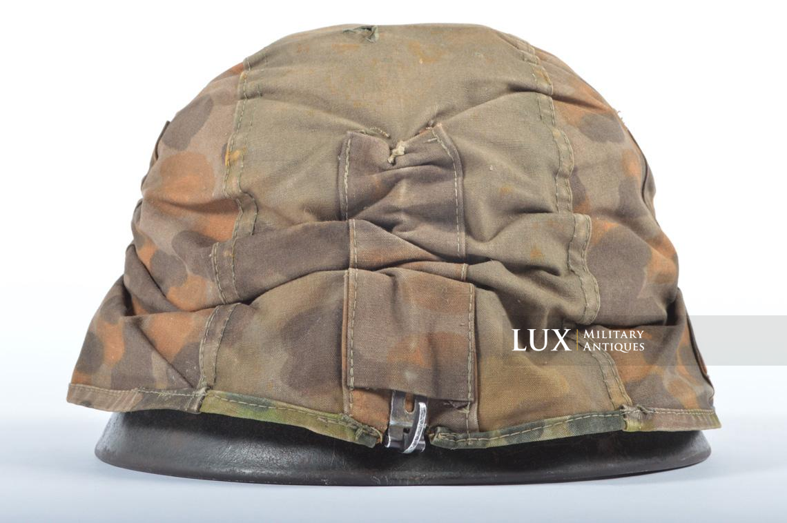 Casque et couvre-casque Waffen-SS, camouflage platane latéral, identifé, « Wiking Division » - photo 38