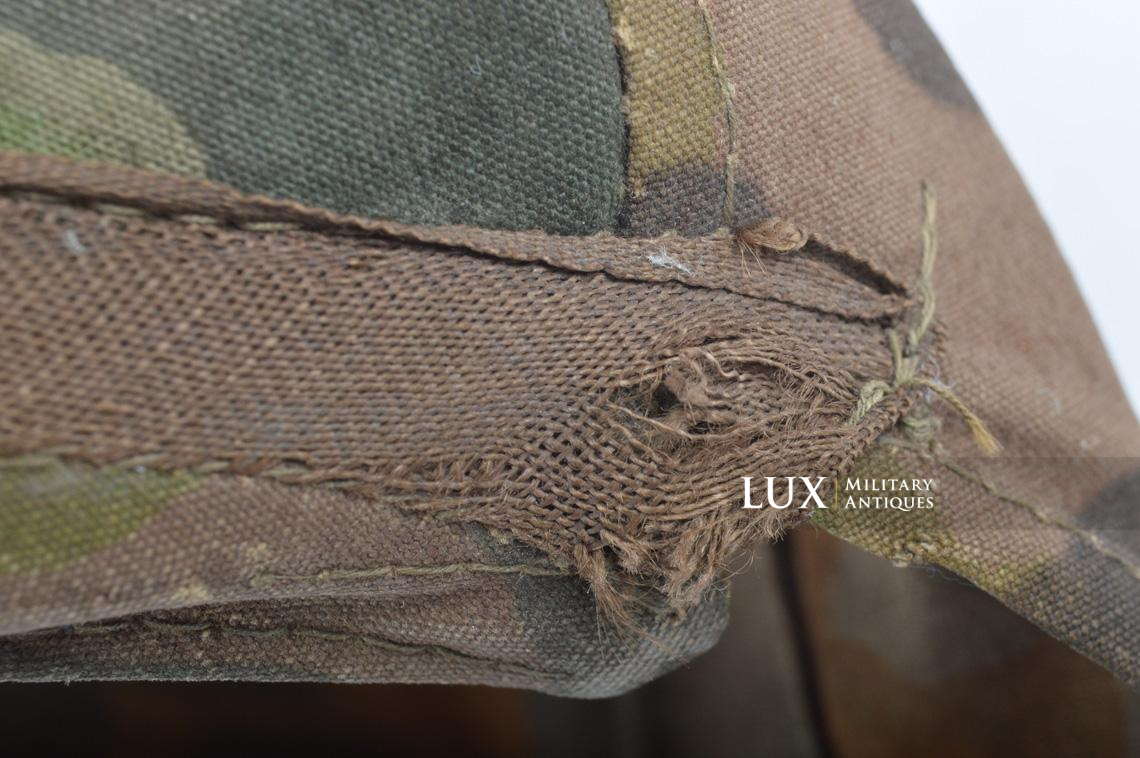 Casque et couvre-casque Waffen-SS, camouflage platane latéral, identifé, « Wiking Division » - photo 17