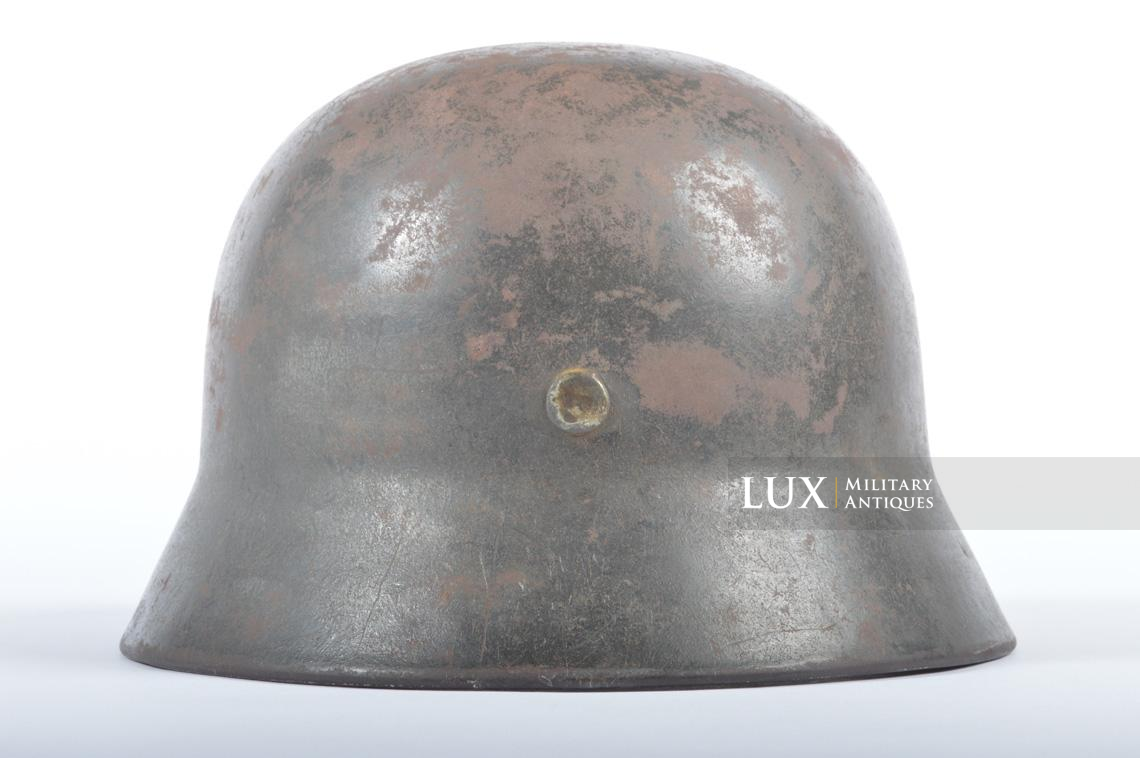 Casque et couvre-casque Waffen-SS, camouflage platane latéral, identifé, « Wiking Division » - photo 57